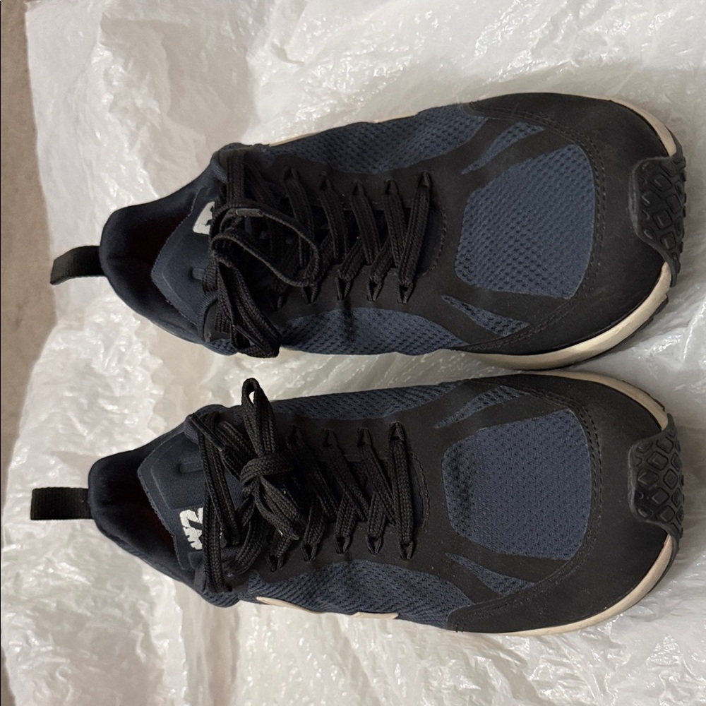 Veja Black and Navy Sneakers